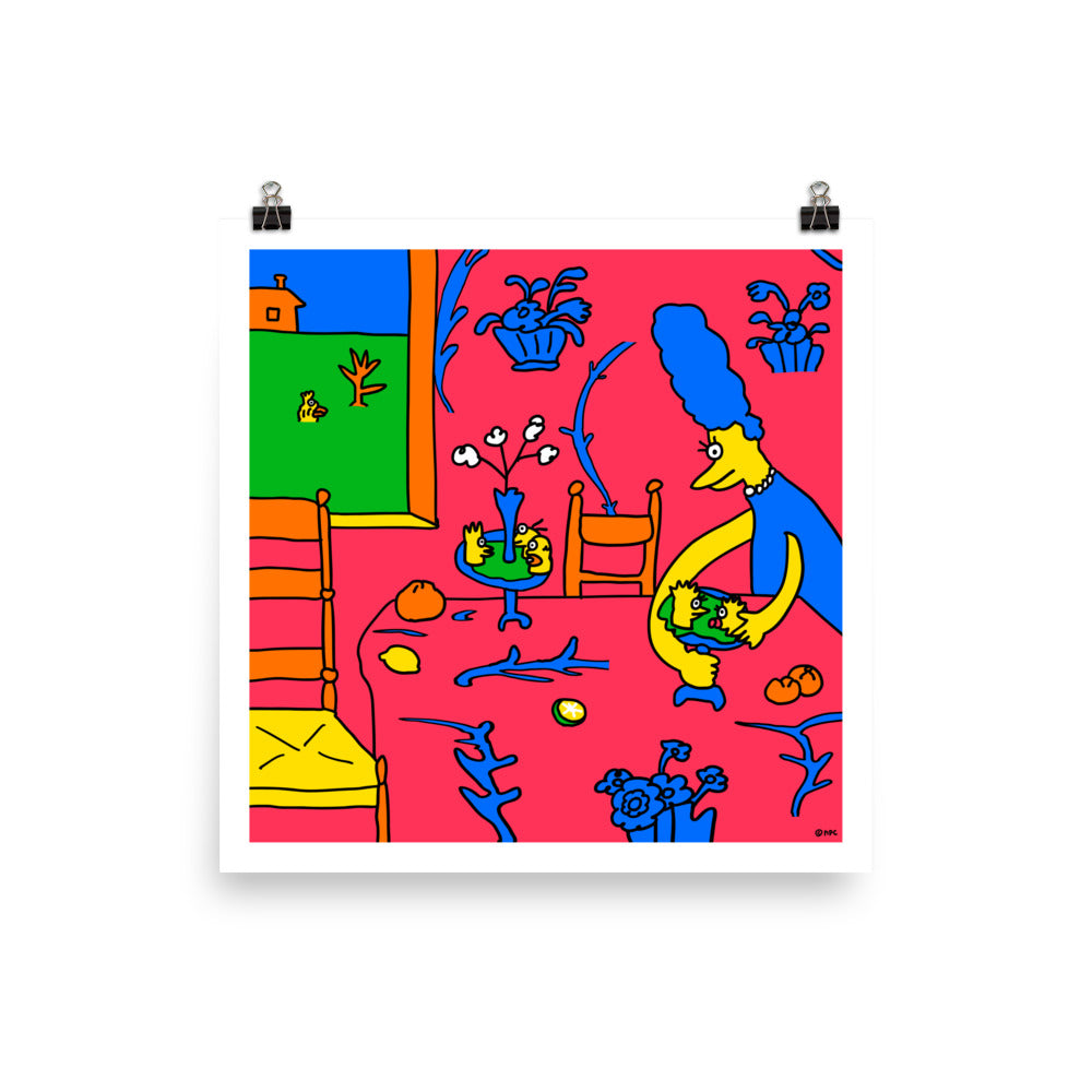La Dessert rouge: Poster