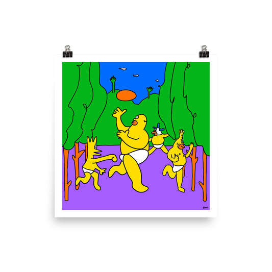 The Football Players: Poster