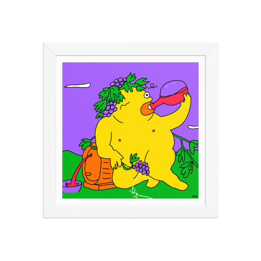 Bacchus Drinking: Poster